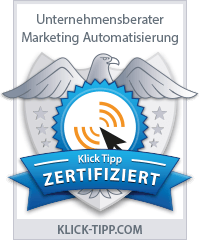 Siegel von KlickTipp als Unternehmensberater Marketing Automatisierung Ulrich Münchbach